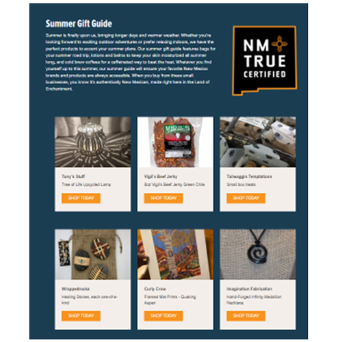 IFNM is in New Mexico True Summer Gift Guide for 2022!