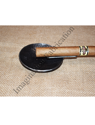 Old Stogie Hand-Forged Steel Cigar Ashtray & Holder