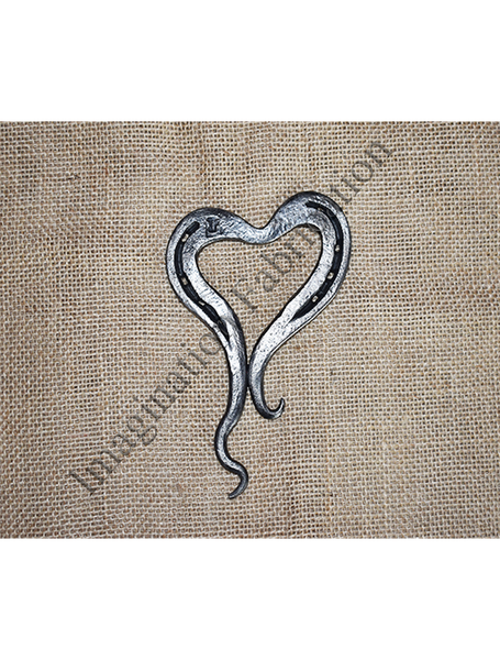 Whimsical Horseshoe Heart