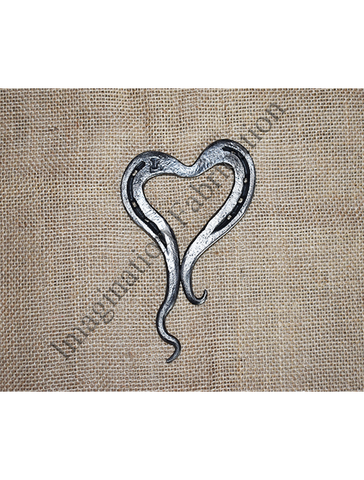 Whimsical Horseshoe Heart