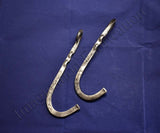 Vintage Scroll Wall Hooks, Large (Pair)